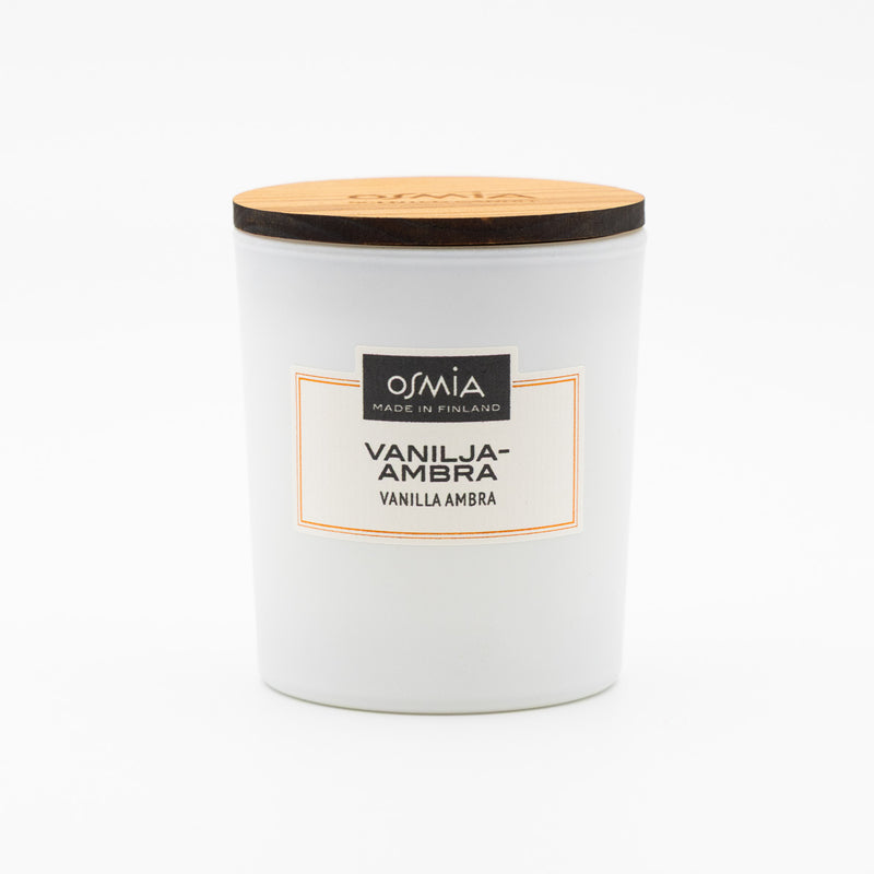 Vanilla-Amber scented candle (150g)