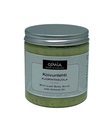 Birch leaf body scrub